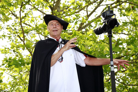 Protest-Show von Beppo Küster in Berlin