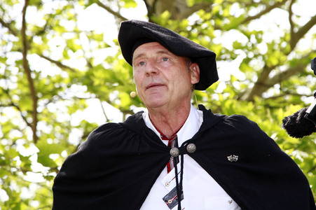 Protest-Show von Beppo Küster in Berlin