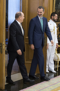 Empfang für Fürst Albert II. von Monaco in Madrid