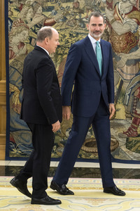 Empfang für Fürst Albert II. von Monaco in Madrid