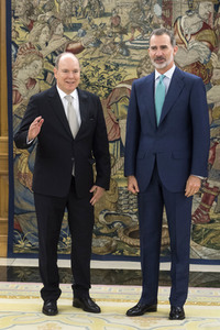 Empfang für Fürst Albert II. von Monaco in Madrid