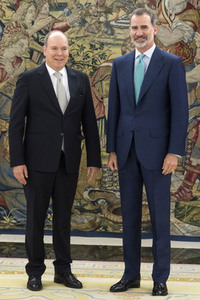 Empfang für Fürst Albert II. von Monaco in Madrid