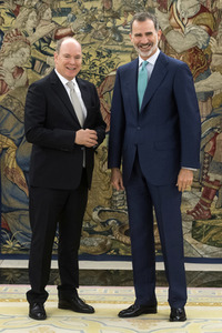 Empfang für Fürst Albert II. von Monaco in Madrid