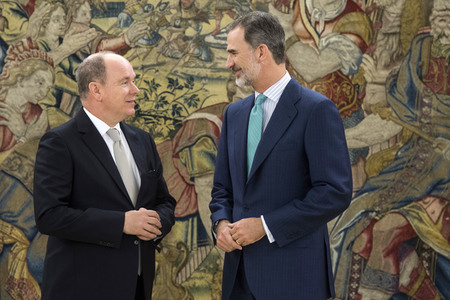 Empfang für Fürst Albert II. von Monaco in Madrid