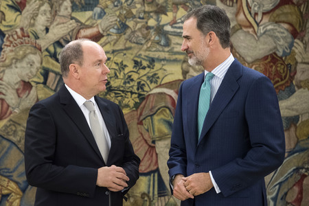 Empfang für Fürst Albert II. von Monaco in Madrid