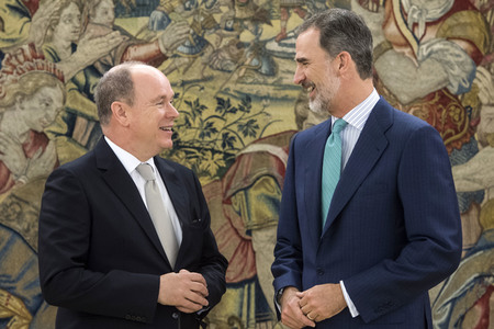 Empfang für Fürst Albert II. von Monaco in Madrid