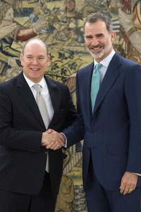 Empfang für Fürst Albert II. von Monaco in Madrid