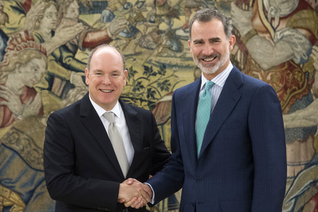 Empfang für Fürst Albert II. von Monaco in Madrid