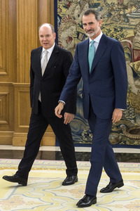 Empfang für Fürst Albert II. von Monaco in Madrid