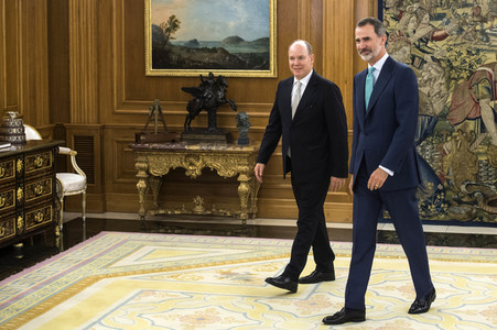 Empfang für Fürst Albert II. von Monaco in Madrid