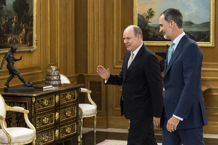 Empfang für Fürst Albert II. von Monaco in Madrid