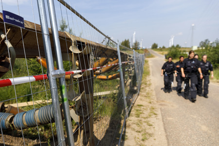 'Ende Gelände' Demonstration in Hochneukirch