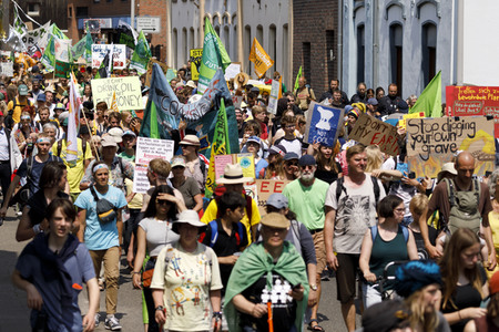 'Ende Gelände' Demonstration in Hochneukirch
