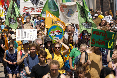 'Ende Gelände' Demonstration in Hochneukirch