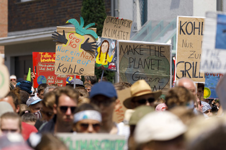 'Ende Gelände' Demonstration in Hochneukirch