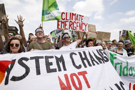 'Ende Gelände' Demonstration in Hochneukirch