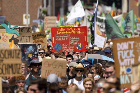 'Ende Gelände' Demonstration in Hochneukirch