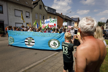 'Ende Gelände' Demonstration in Hochneukirch