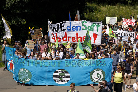 'Ende Gelände' Demonstration in Hochneukirch