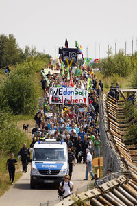 'Ende Gelände' Demonstration in Hochneukirch