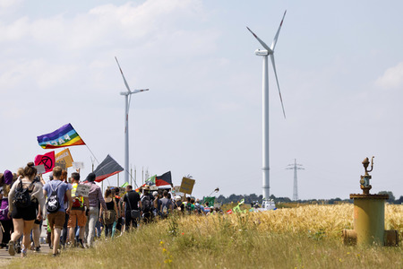 'Ende Gelände' Demonstration in Hochneukirch