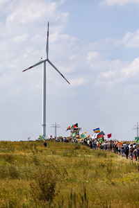 'Ende Gelände' Demonstration in Hochneukirch