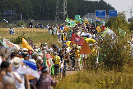 'Ende Gelände' Demonstration in Hochneukirch