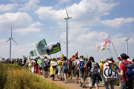 'Ende Gelände' Demonstration in Hochneukirch