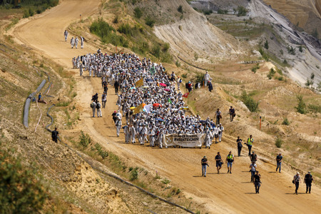 'Ende Gelände' Demonstration in Hochneukirch