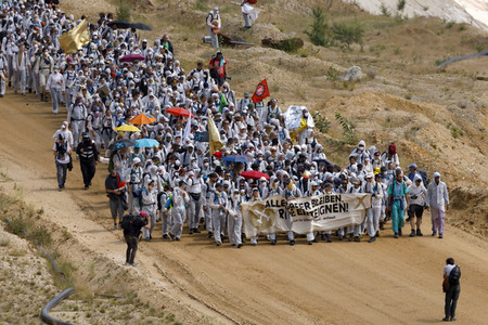 'Ende Gelände' Demonstration in Hochneukirch