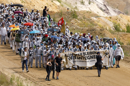 'Ende Gelände' Demonstration in Hochneukirch