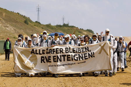 'Ende Gelände' Demonstration in Hochneukirch