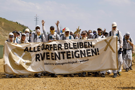 'Ende Gelände' Demonstration in Hochneukirch