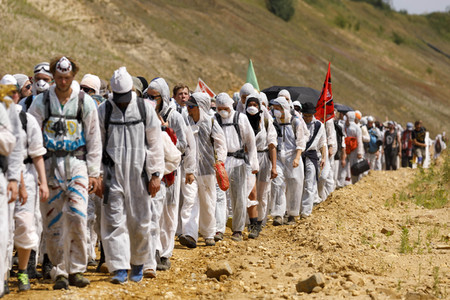 'Ende Gelände' Demonstration in Hochneukirch