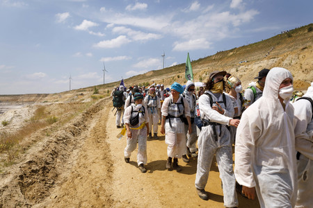 'Ende Gelände' Demonstration in Hochneukirch
