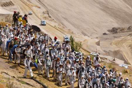 'Ende Gelände' Demonstration in Hochneukirch