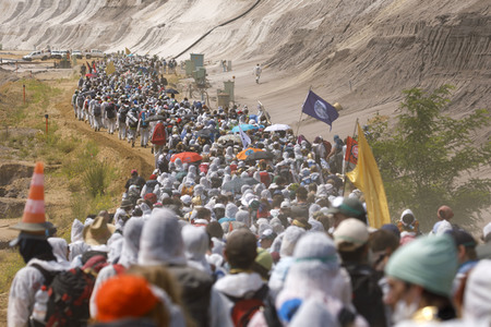 'Ende Gelände' Demonstration in Hochneukirch