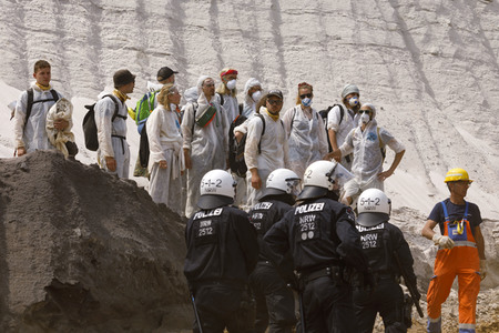 'Ende Gelände' Demonstration in Hochneukirch