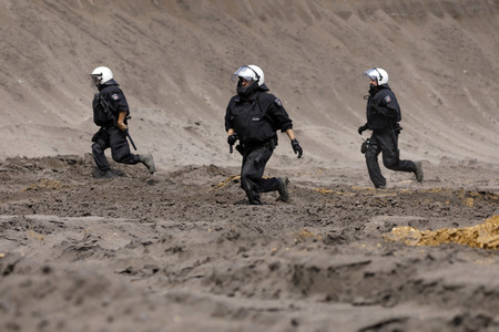 'Ende Gelände' Demonstration in Hochneukirch