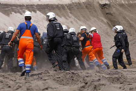 'Ende Gelände' Demonstration in Hochneukirch