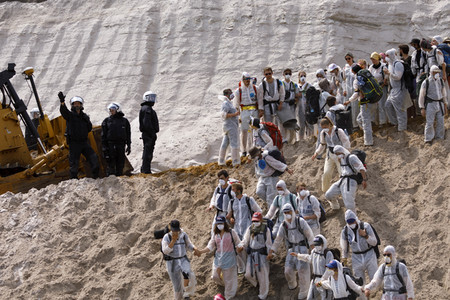 'Ende Gelände' Demonstration in Hochneukirch