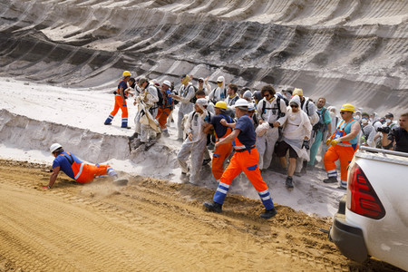'Ende Gelände' Demonstration in Hochneukirch