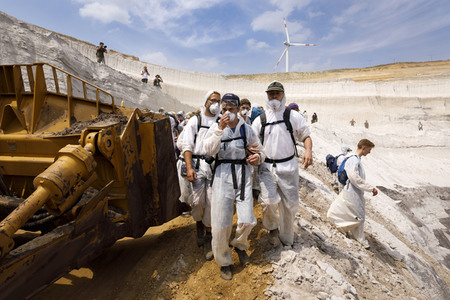 'Ende Gelände' Demonstration in Hochneukirch