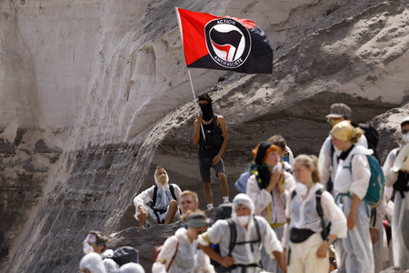 'Ende Gelände' Demonstration in Hochneukirch