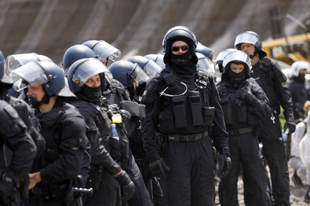 'Ende Gelände' Demonstration in Hochneukirch