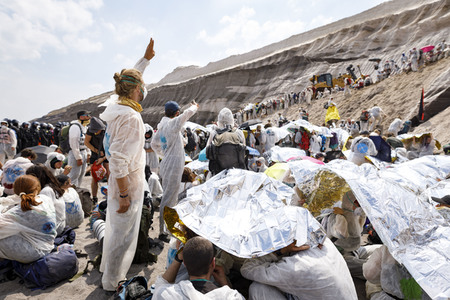 'Ende Gelände' Demonstration in Hochneukirch