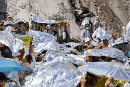 'Ende Gelände' Demonstration in Hochneukirch