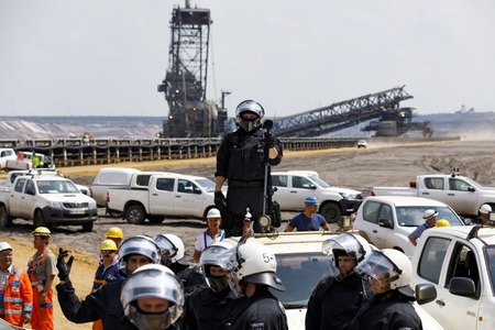 'Ende Gelände' Demonstration in Hochneukirch
