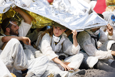 'Ende Gelände' Demonstration in Hochneukirch
