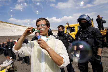 'Ende Gelände' Demonstration in Hochneukirch